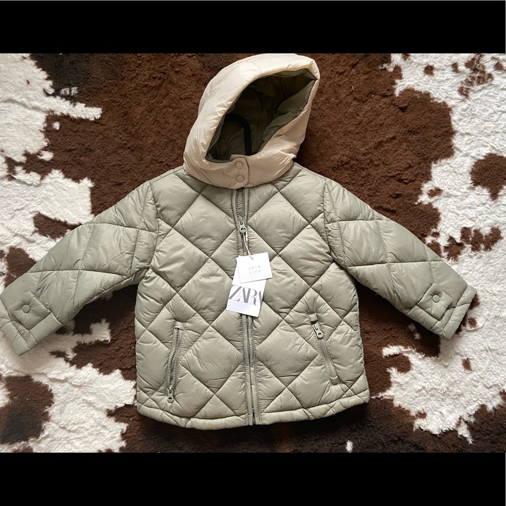 Brand New Zara Puffer Jacket